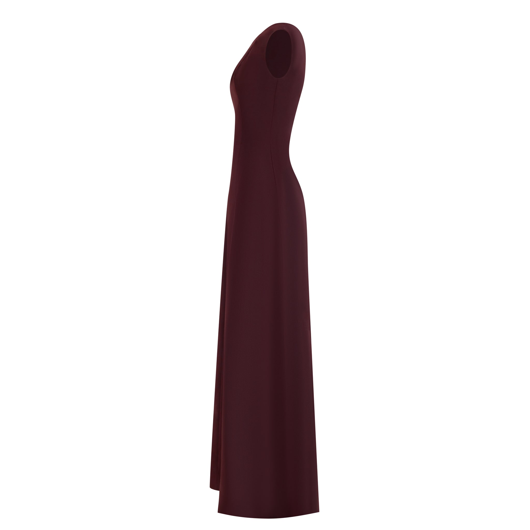Crepe Princess Cut Gown