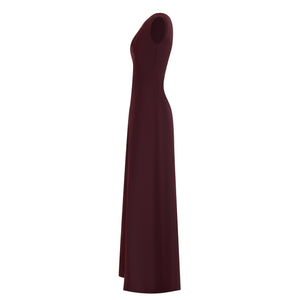 Crepe Princess Cut Gown