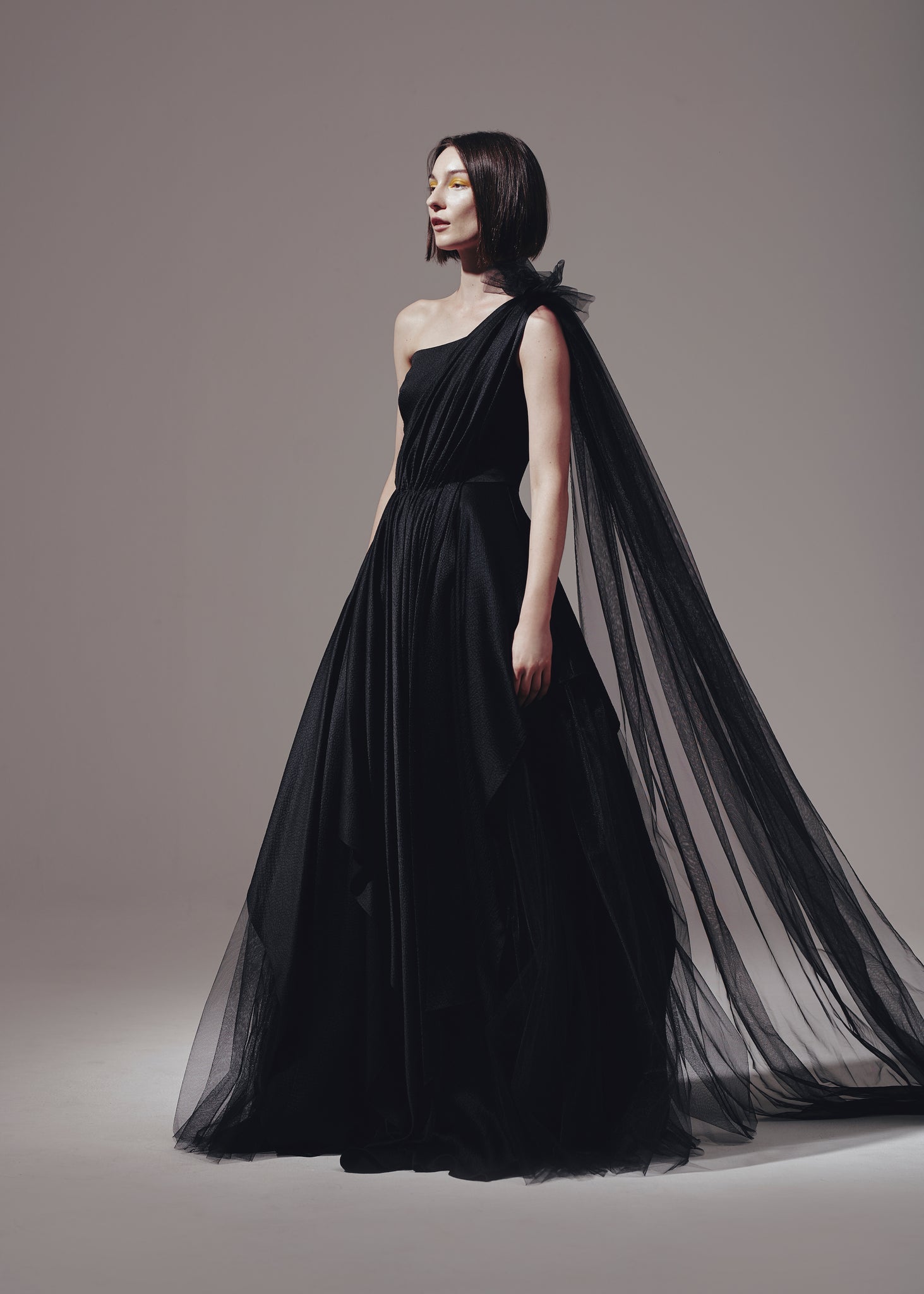 hammered silk dress Hammered Satin Gown