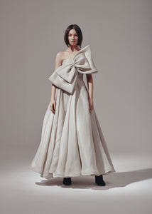 Tea length Decollete Gown